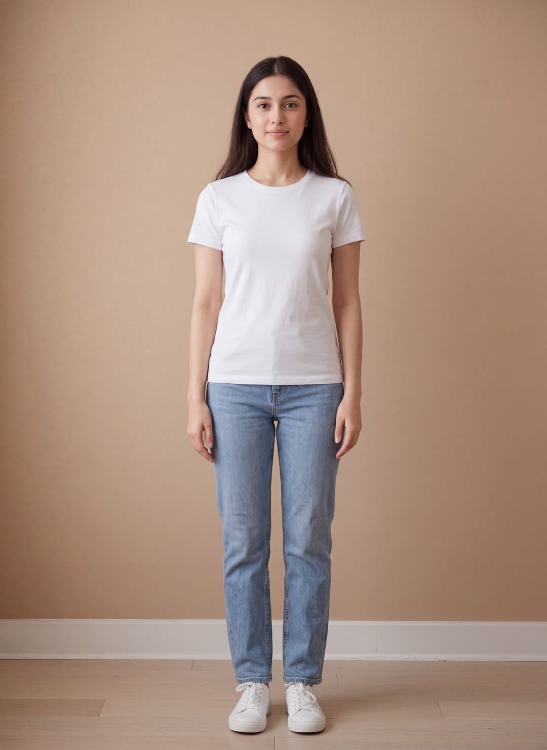 The customer's own photo, in their everyday clothes